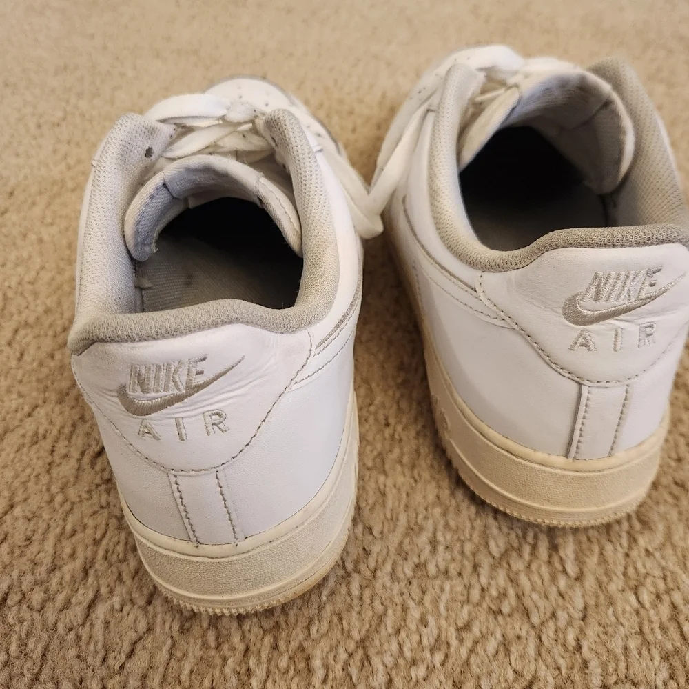 Nike Air Force 1 Low Triple White Sneaker 315122-111 Men's Shoes Size 12‎